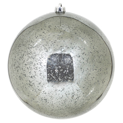 Vickerman 10" Pewter Shiny Mercury Ball Ornament