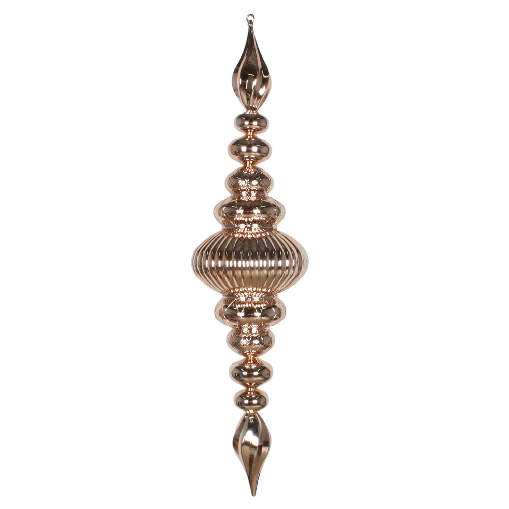 Vickerman 41" Rose Gold Shiny Finial Ornament