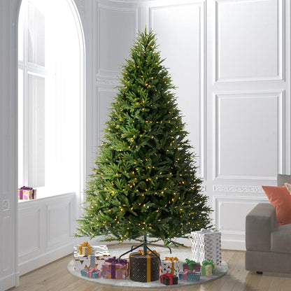 Vickerman 9' x 67" Tiffany Fraser Fir Artificial Christmas Tree with Warm White LED Lights.