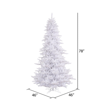 Vickerman 6.5' White Fir Artificial Christmas Tree Unlit