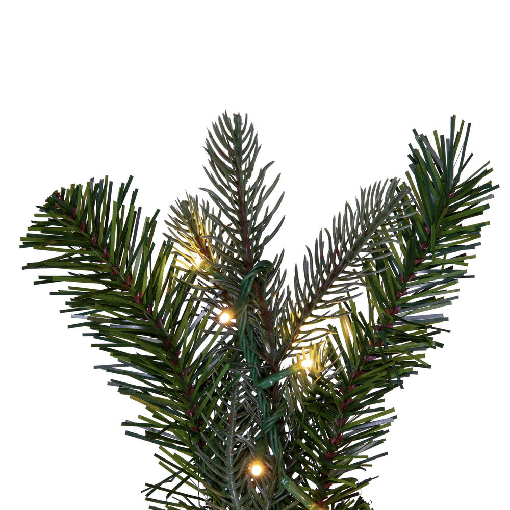 Vickerman 36" Douglas Fir Artificial Pre-Lit Teardrop Warm White 3mm Low Voltage LED Wide Angle Lights.