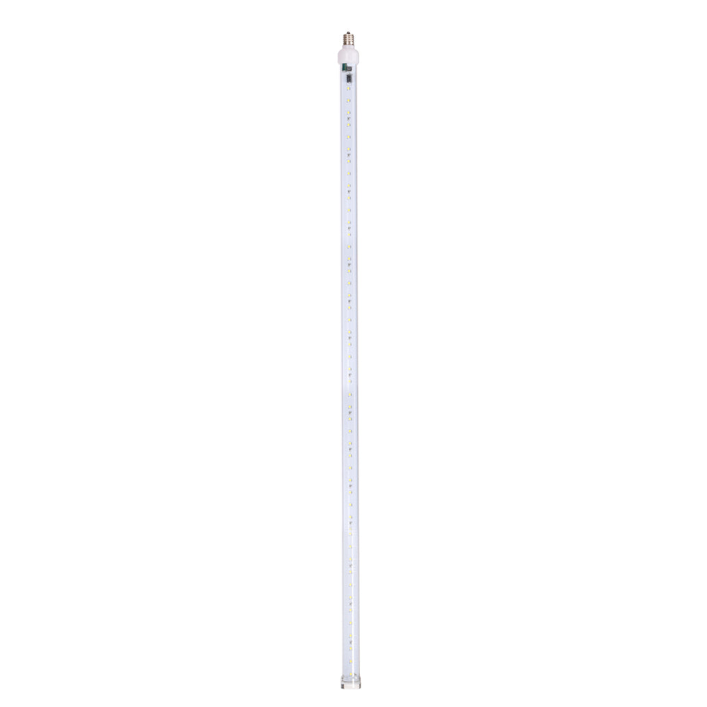 Vickerman 5 Pack of 36" Pure White LED SnowFall Tube Bulb C9-E17 Nickel Base.