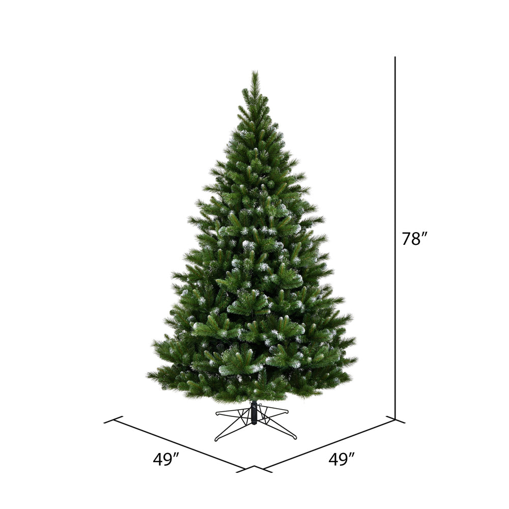 Vickerman 6.5' x 49" New Haven Spruce Artificial Christmas Tree Unlit
