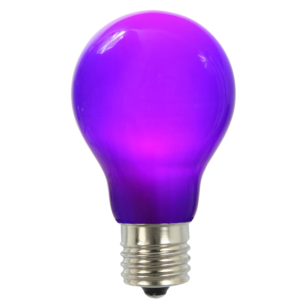 Vickerman A19 Purple Ceramic Glass LED Replacement Bulb