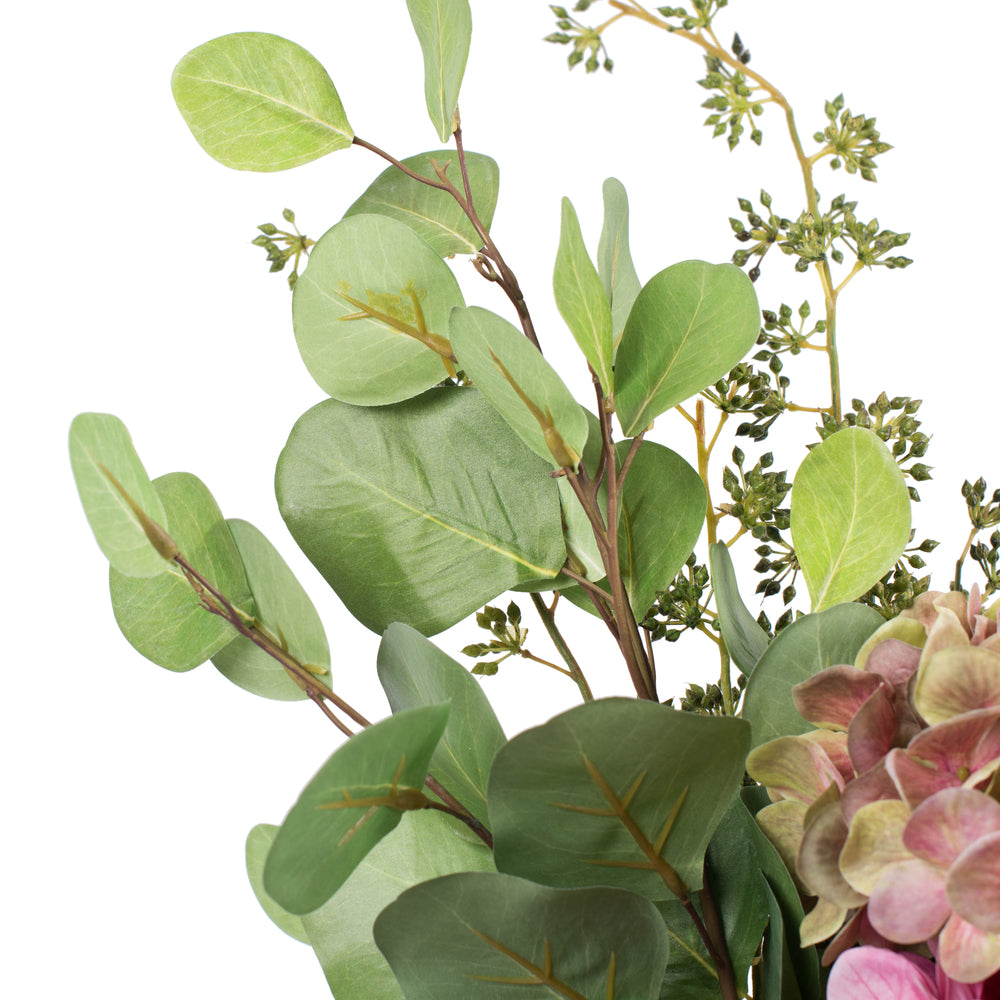 Vickerman 36" Artificial Dusty Mauve Hydrangea Bundle Bouquet.