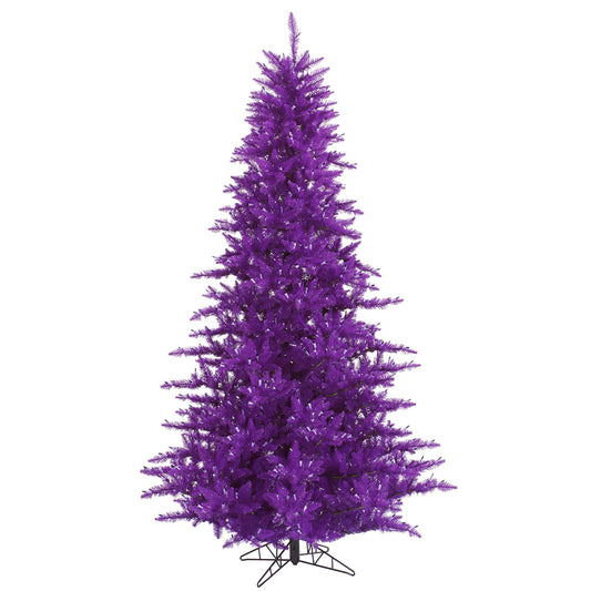 Vickerman 7.5' Purple Fir Artificial Christmas Tree Unlit