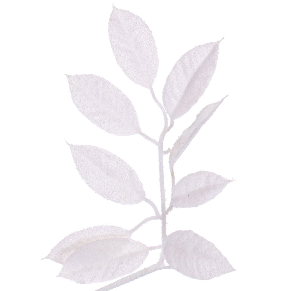 Vickerman 6' White Artificial Gardenia Snowy Garland.