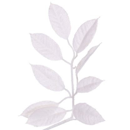 Vickerman 6' White Artificial Gardenia Snowy Garland.