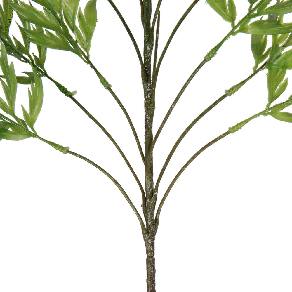 Vickerman 34" Green Artificial Tropical Fern Leaves Spray 2 per bag.