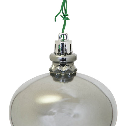 Vickerman 8" x 2.75" Limestone Shiny Finial 3/Bg
