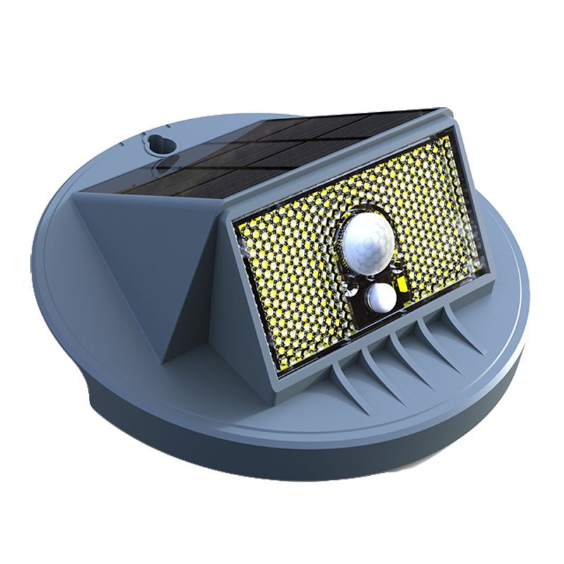 Westgate 100 Lumens Solar Wall/Step Ligth With Sensor, 60K With Ambient 30K Side Lights, Landscape Lighting , 0.5W+0.2W, 100 Lumens, 6000K/3000K, Grey Finish