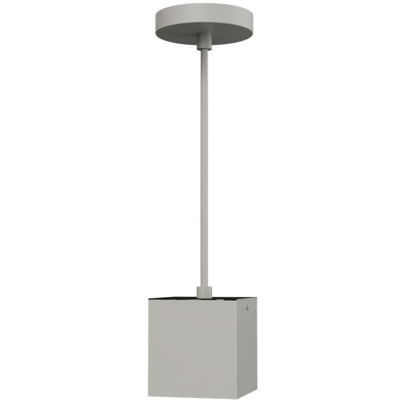 Westgate 4In Square Cylinder 4.8In H, Damp Loc., 9/12/155W 30/40/50K TRIAC Or 120-277V 0-10V, Wh, Commercial Indoor Lighting, 9W/12W/15W, 76 Lumens/W, 30K/40K/50K