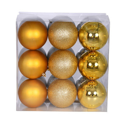 Vickerman 4" Gold and Silver Ornament Assortment 18 per box.