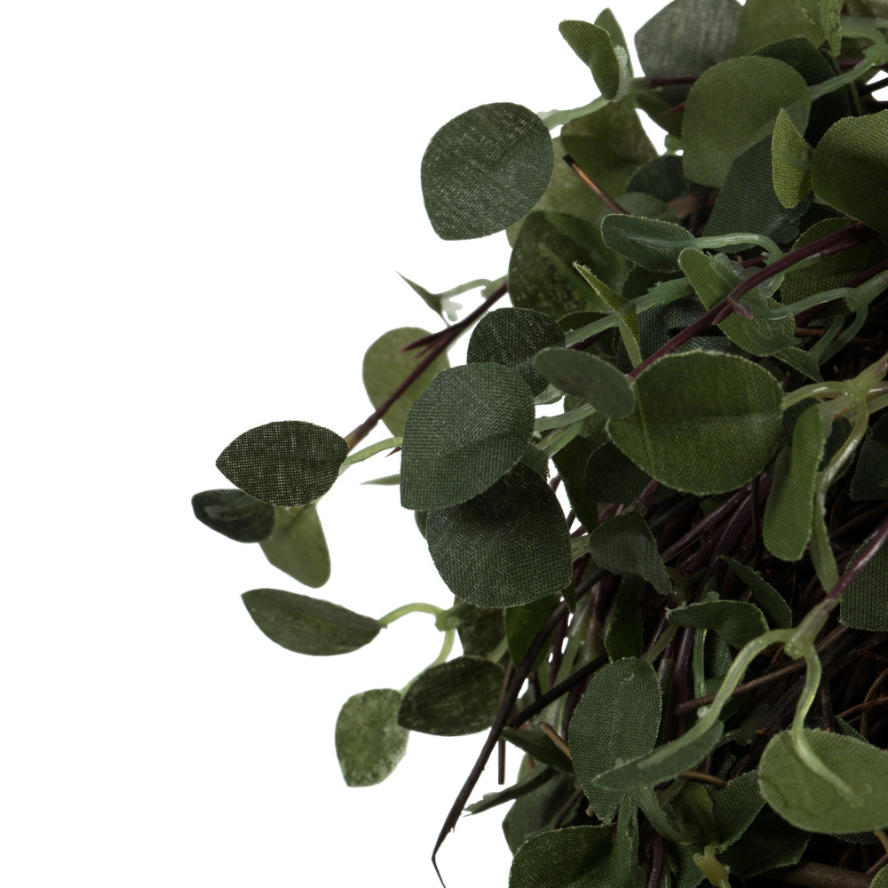 Vickerman 8" Artificial Green Angel Vine kissing ball.