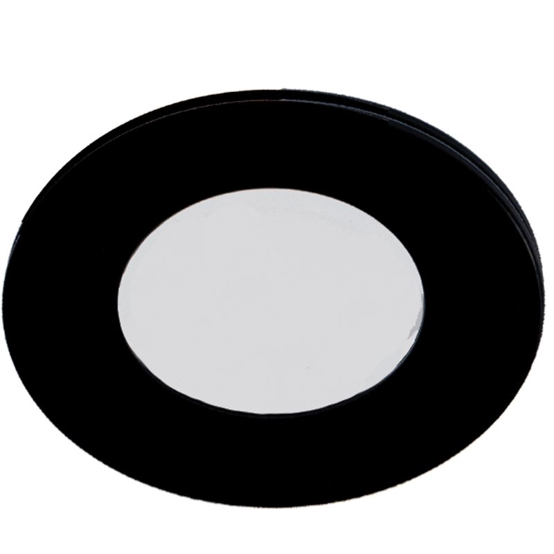 Westgate 12V Slim Puck Light, ETL, 5000K, Black, Undercabinet Lighting, 2W, 120 Lumens, 5000K, Black Finish, TRIAC Dimming