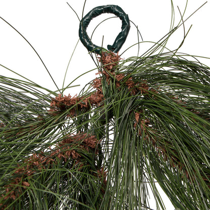 Vickerman 30" Frosted Artificial Christmas TearDrop with 41 PE Tips Red Berries Green and Frosted Foliage