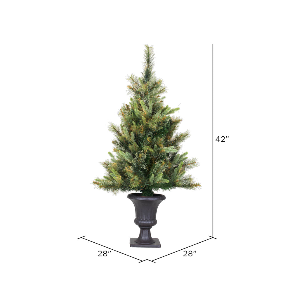 Vickerman 3.5' Cashmere Pine Artificial Christmas Tree Unlit