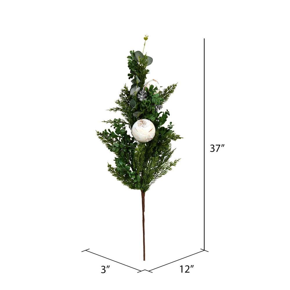 Vickerman 37" Green Cypress Blend Artificial Christmas Spray