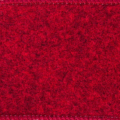 Vickerman 2.5" x 10 Yards Burgundy Felt Ribbon