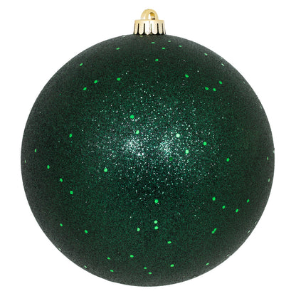 Vickerman 8" Midnight Green Sequin Ball Ornament