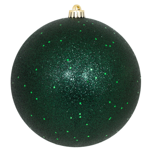 Vickerman 8" Midnight Green Sequin Ball Ornament