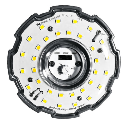 Damar- LED Corn Cob Post Top Bright Light Bulb Type B Ballast Bypass 45W /54W/63W E26 Medium Base 30K/40K/50K Color Selectable 6750/8100/9450 Lumens 120-277VAC Pack of 4- for Warehouse Garage Home