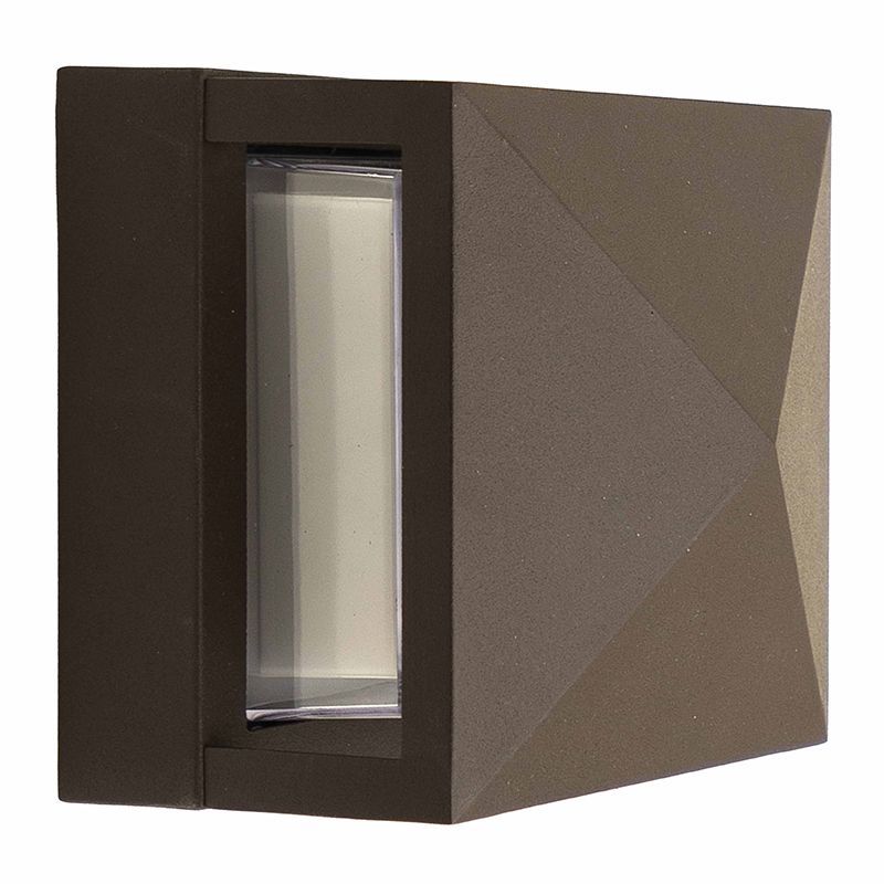 Westgate 12V 3W Mini Square Wall Light MCT 30/40/50K, Orb, Landscape Lighting , 3W, 200 Lumens, 30K/40K/50K, Oil-Rubbed Bronze Finish