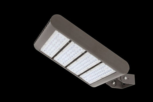 Westgate Slim LED Flood, 100~277V, 220W, 22000 Lumens, 3000K, Dark Bronze, IP65, Dimmable UL, DLC With Small Y..., Final Production, 220W, 22000 Lumens, 3000K, Dark Bronze Finish, 0~10V Dimmable