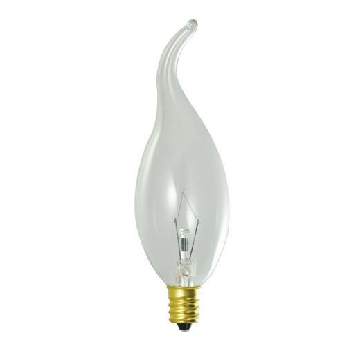 BULBRITE INCANDESCENT CA11 CANDELABRA SCREW (E12) 25W DIMMABLE LIGHT BULB 2700K/WARM WHITE 14PK (414025)