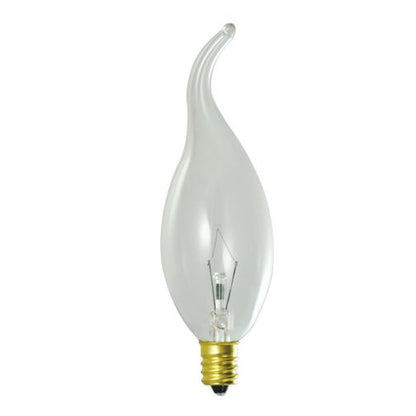 BULBRITE INCANDESCENT CA11 CANDELABRA SCREW (E12) 25W DIMMABLE LIGHT BULB 2700K/WARM WHITE 14PK (414025)