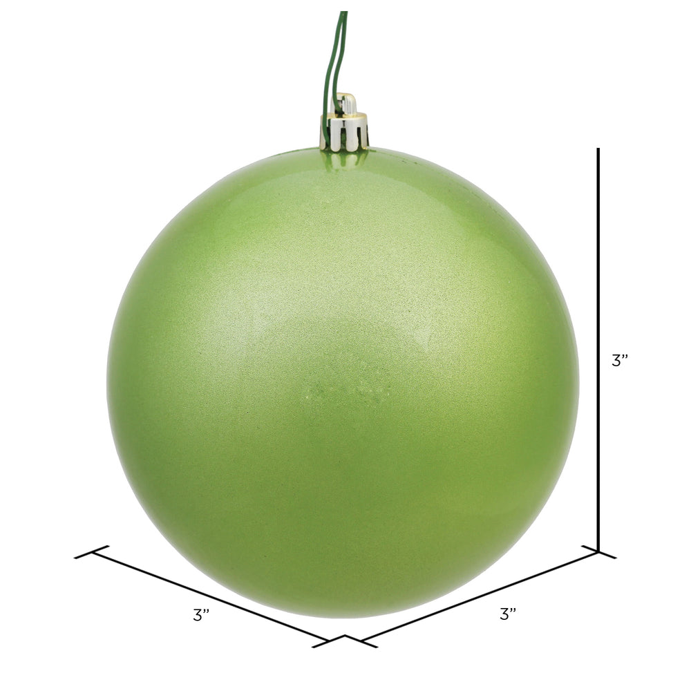 Vickerman 3" Celadon Candy Ball Ornament 12 per Bag