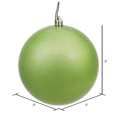 Vickerman 3" Celadon Candy Ball Ornament 12 per Bag