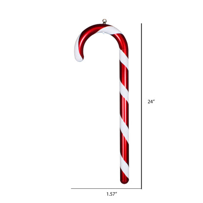 Vickerman 24" Red and White Candy Cane Christmas Ornament