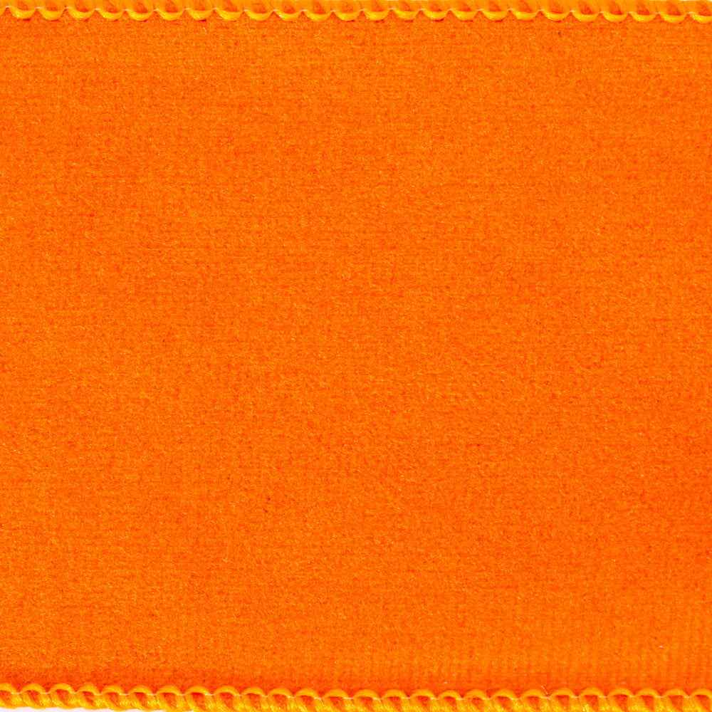 Vickerman 2.5" x 10 Yards Orange Faux Suede Ribbon