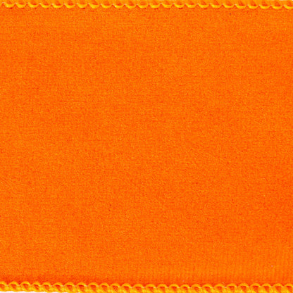 Vickerman 2.5" x 10 Yards Orange Faux Suede Ribbon