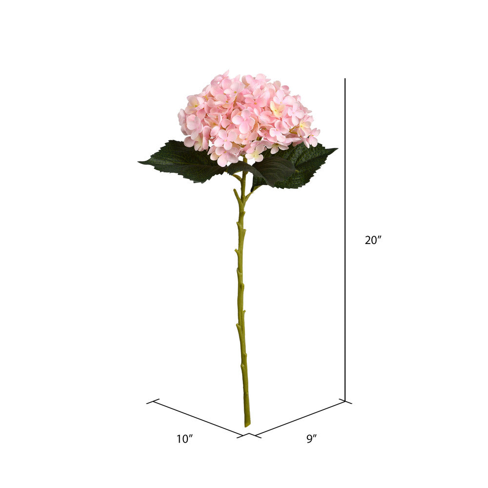 Vickerman 19" Artificial Pink Hydrangea Spray. Includes 3 sprays per pack.