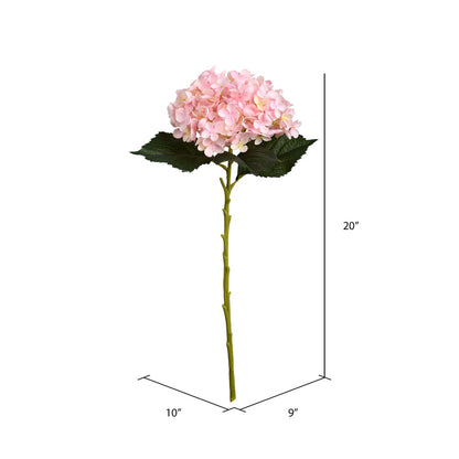 Vickerman 19" Artificial Pink Hydrangea Spray. Includes 3 sprays per pack.