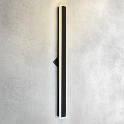 ASD Lighting LED Outdoor Wall Sconce Narrow design 48" 36W 120-277V CCT Selectable 3000/4000/5000K Dimmable Black ETL