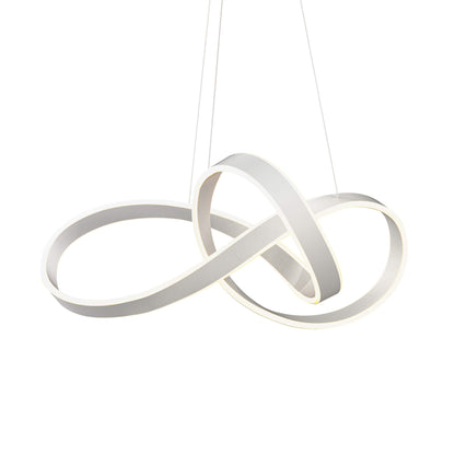 DALS Lighting Twirl 28" 3000K and 5CCT Selectable LED Ribbon Pendant