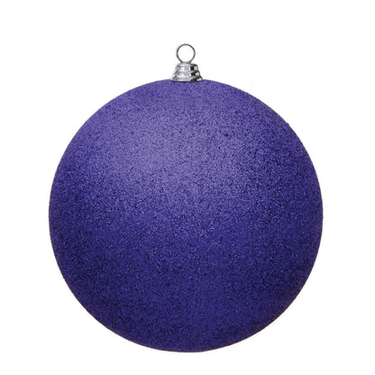 Vickerman 15.75" Purple Glitter Ball Ornament