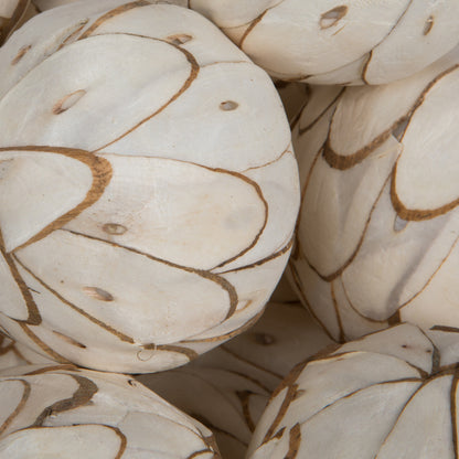 Vickerman Natural Botanicals 3.2" Sola Chips Ball. Includes 25 pieces per Pack.