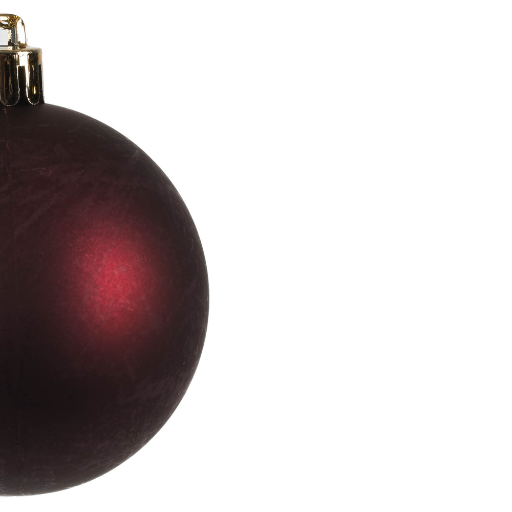 Vickerman 2.4" Wine Matte Ball Ornament 60 per Box