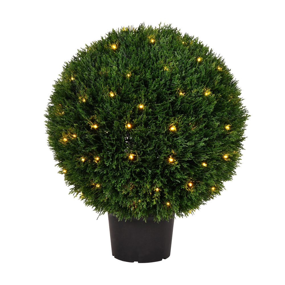 Vickerman 24" Artificial Green Cedar Ball.