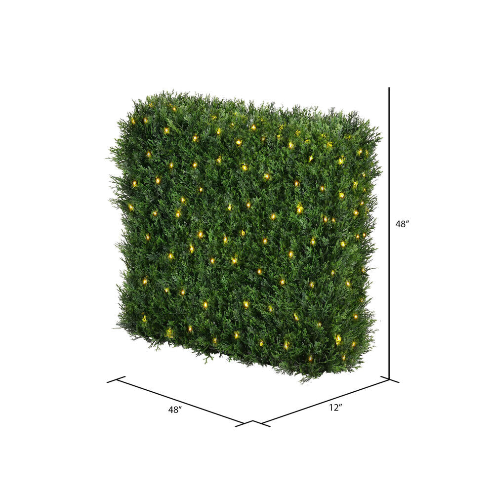 Vickerman  48" Artificial Cedar Hedge.