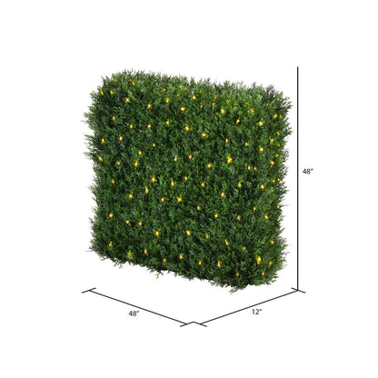 Vickerman  48" Artificial Cedar Hedge.