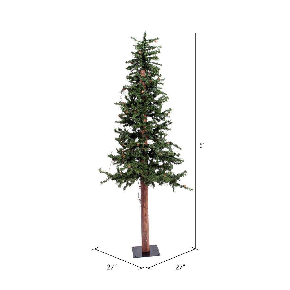 Vickerman 5' Alpine Artificial Christmas Tree Unlit