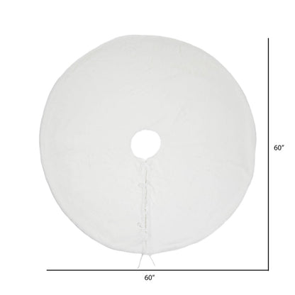 Vickerman Decorative 60" Snow Fox Collection Christmas Tree Skirt