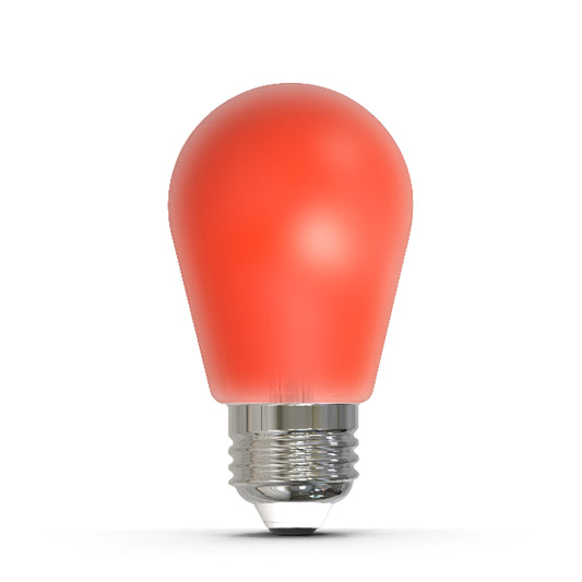Bulbrite 776150 25-Watt Equivalent Ceramic Red Color S14 Weatherproof Outdoor E26 Medium Base LED Light Bulb