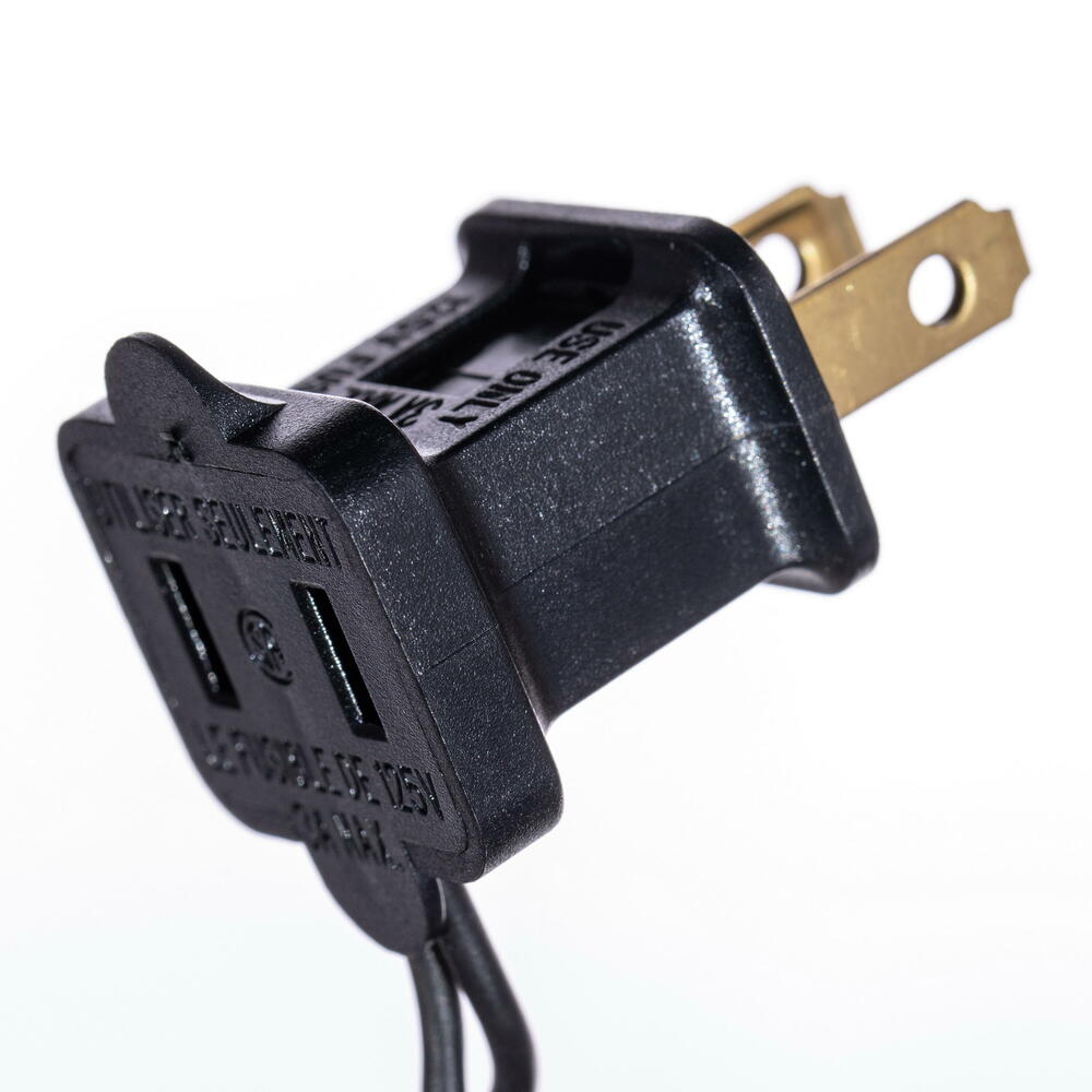 Vickerman 3' x 25" Flocked Black Fir Artificial Christmas Tree Warm White LED Mini Lights.