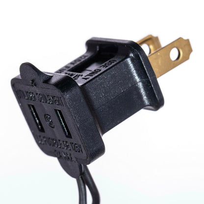 Vickerman 3' x 25" Flocked Black Fir Artificial Christmas Tree Warm White LED Mini Lights.